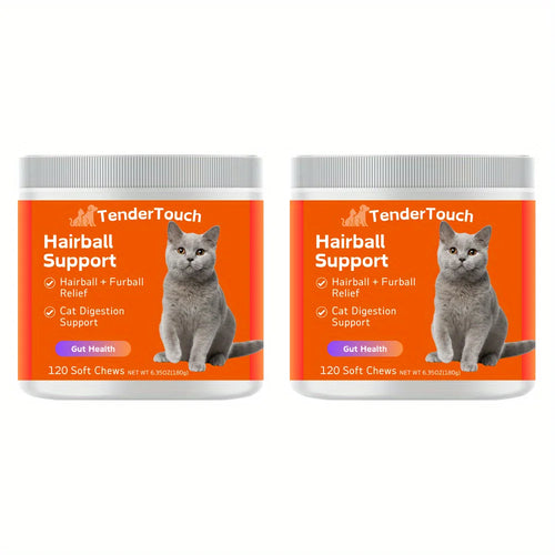 2-Pack TenderTouch™ Hairball Support + Probiotic Daily Cat Treats – product image 2 | Pawnests
