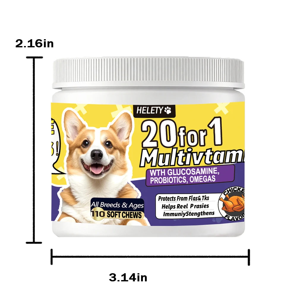 20-in-1 Dog Multivitamin Chews for Total Health – product image 2 | Pawnests