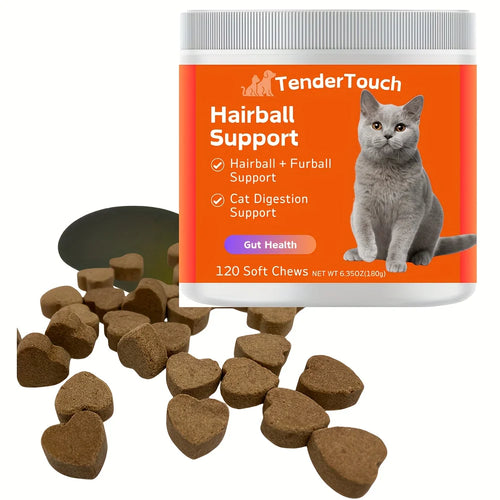 3-Pack TenderTouch™ Hairball Support + Probiotic Daily Cat Treats – product image 2 | Pawnests