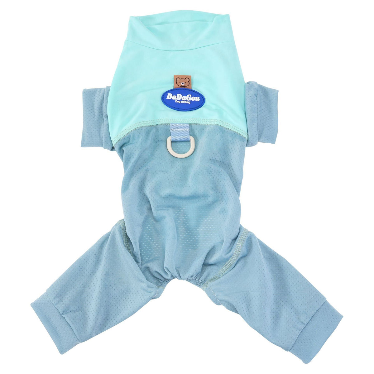Pet mesh suit fabric detail — soft breathable polyester construction | Pawnests